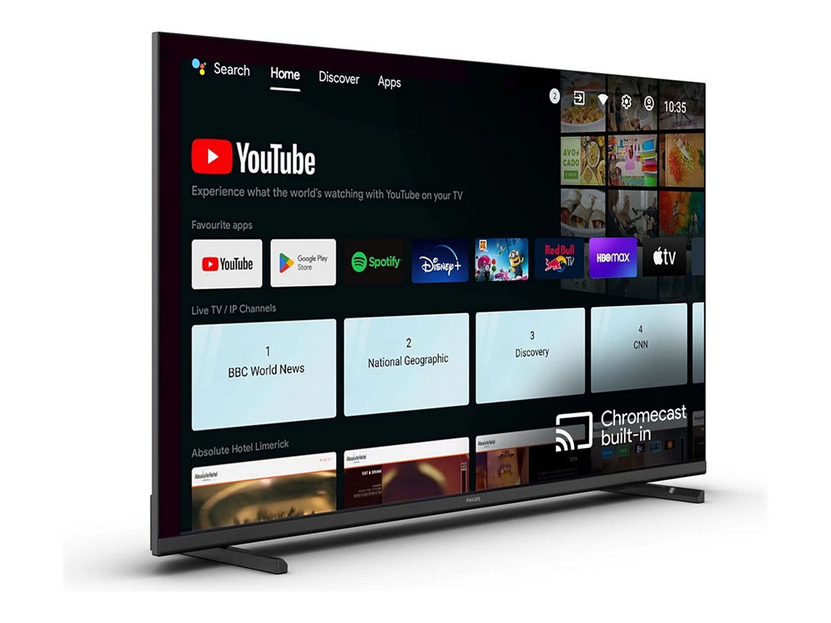 Philips 43HFL4518U - 108 cm (43) Diagonalklasse PrimeSuite LCD-TV mit LED-Hintergrundbeleuchtung - Gesundheitswesen  Hotel - Smart TV - Android TV - 4K UHD (2160p)