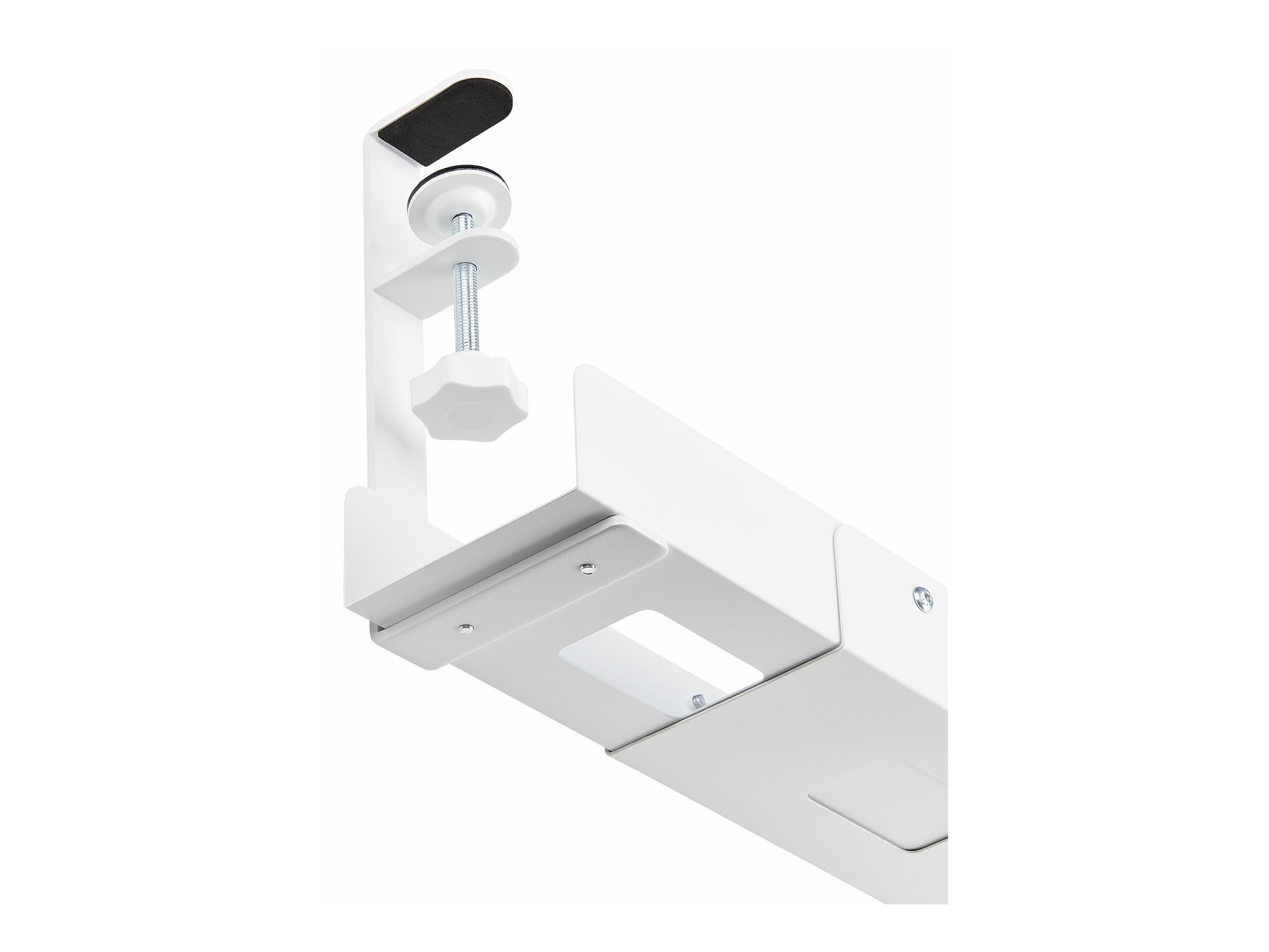 StarTech.com Under Desk Cable Management Tray Clamp-on Installation