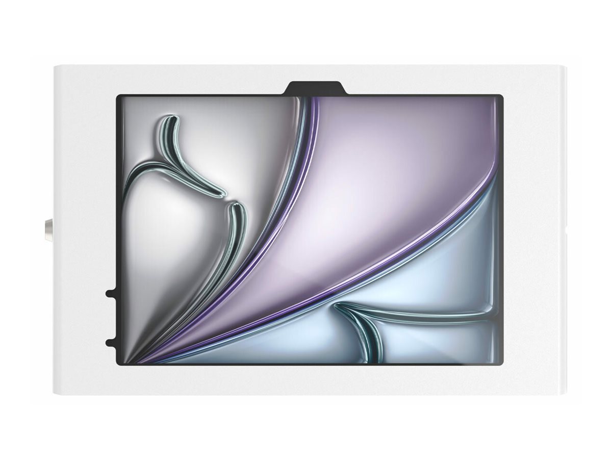 Compulocks iPad Air M2 & M3 11", Apex Secured Enclosure Wall Mount - White - Gehäuse - für Tablett - Glasbefestigung, Raum - verriegelbar - hochwertiges Aluminium - weiß - Bildschirmgröße: 27.94 cm (11")