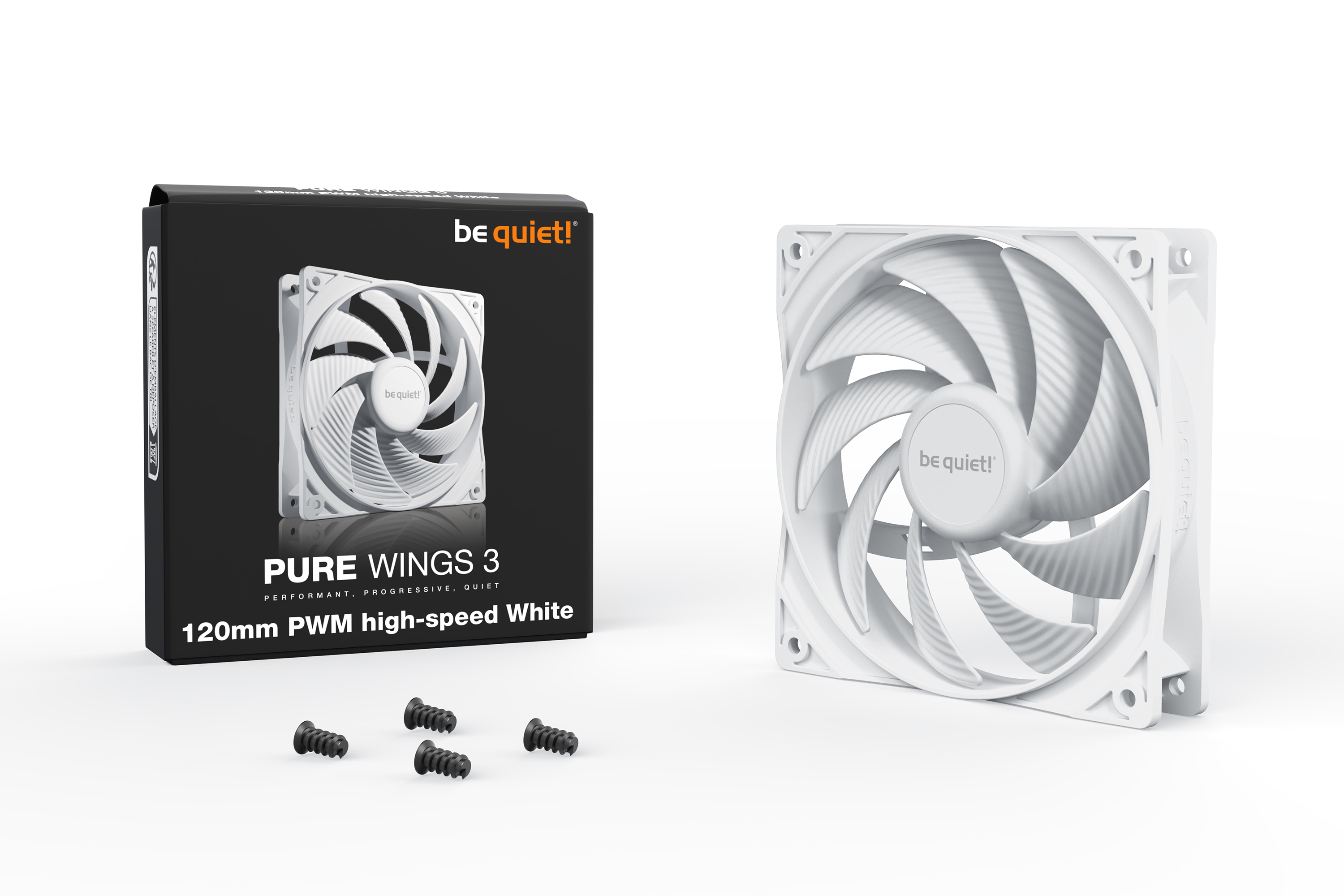 Revoltec be quiet! Pure Wings 3 - Gehäuselüfter - PWM High-Speed, Ansicht 4