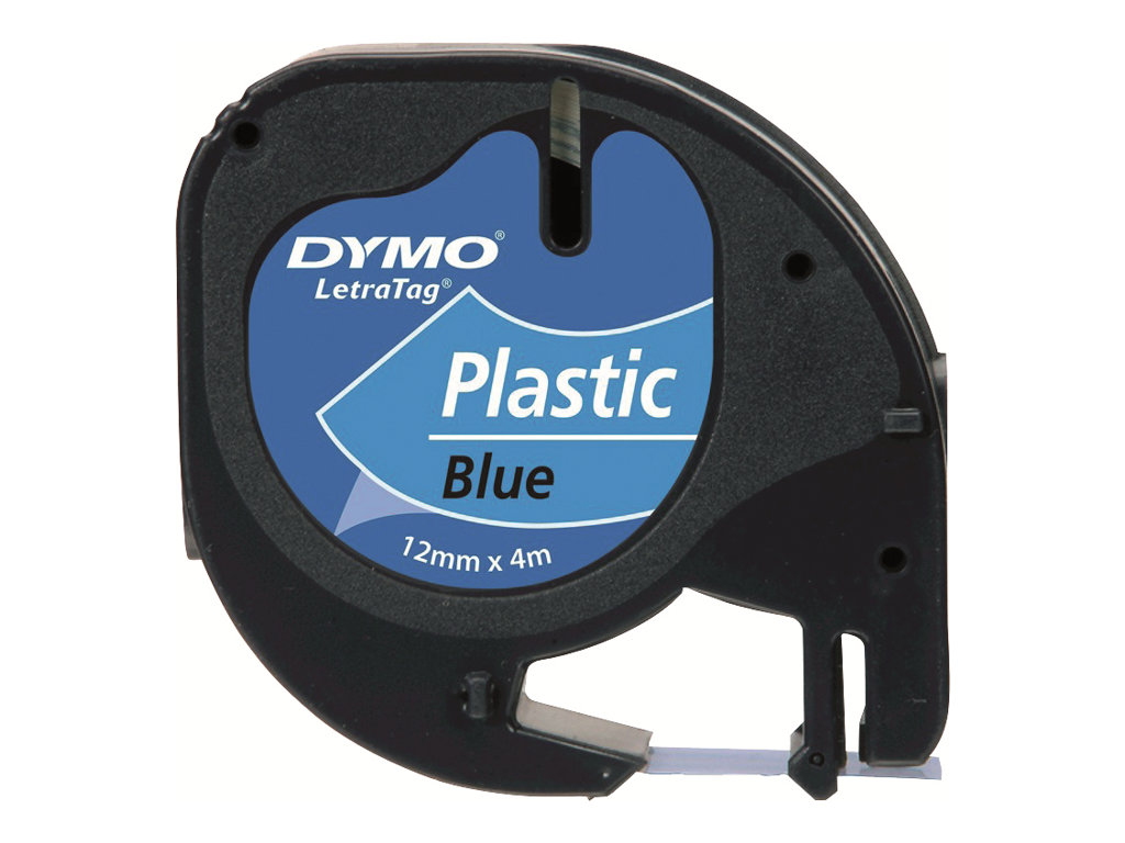 Dymo LetraTAG - Kunststoff - Blau - Rolle (1,2 cm x 4 m), Ansicht 3