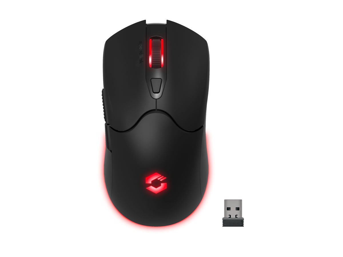 SPEEDLINK Gaming Maus VELOX kabellos RGB schwarz retail, Ansicht 4