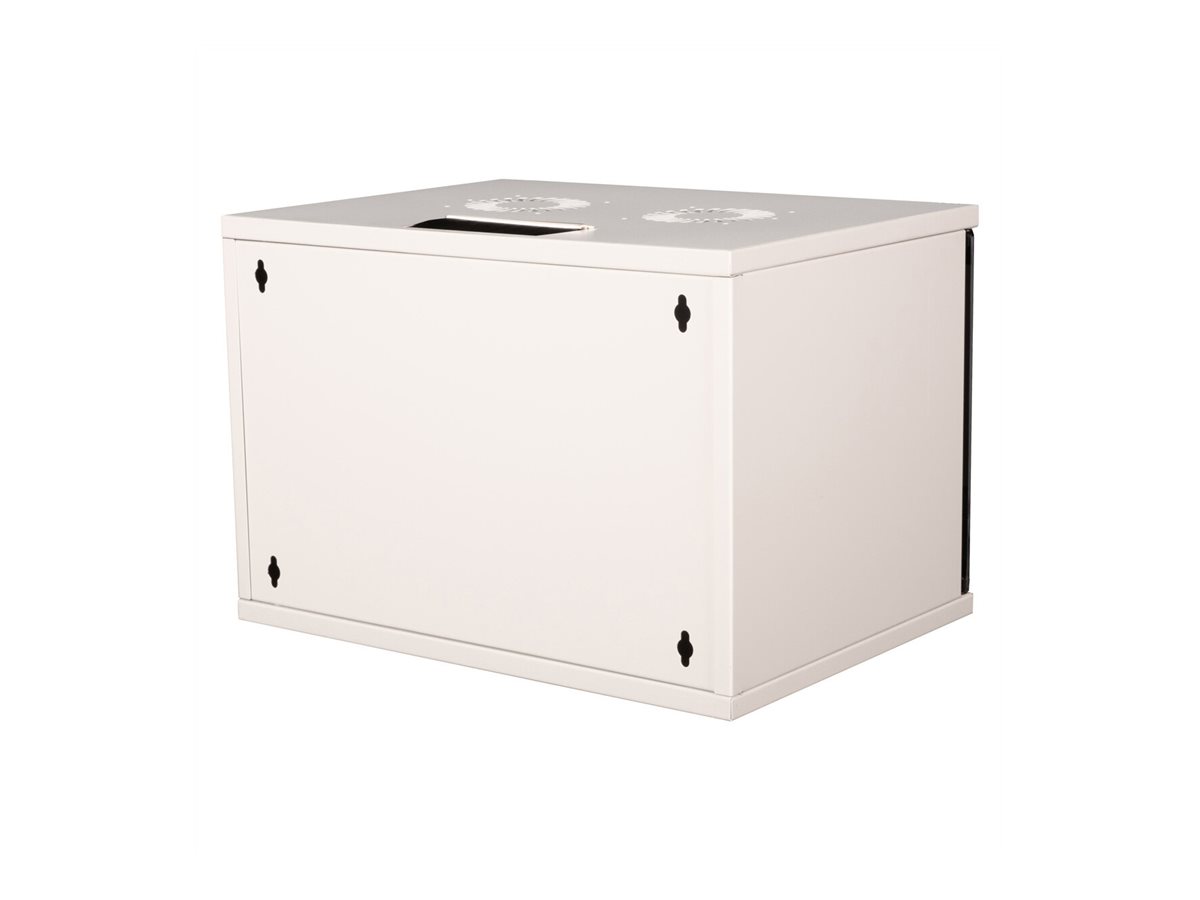 ROLINE 19 Zoll Wandgehäuse Basic 7 HE 540x400 BxT Bausatz grau - Wandgehäuse, Ansicht 3