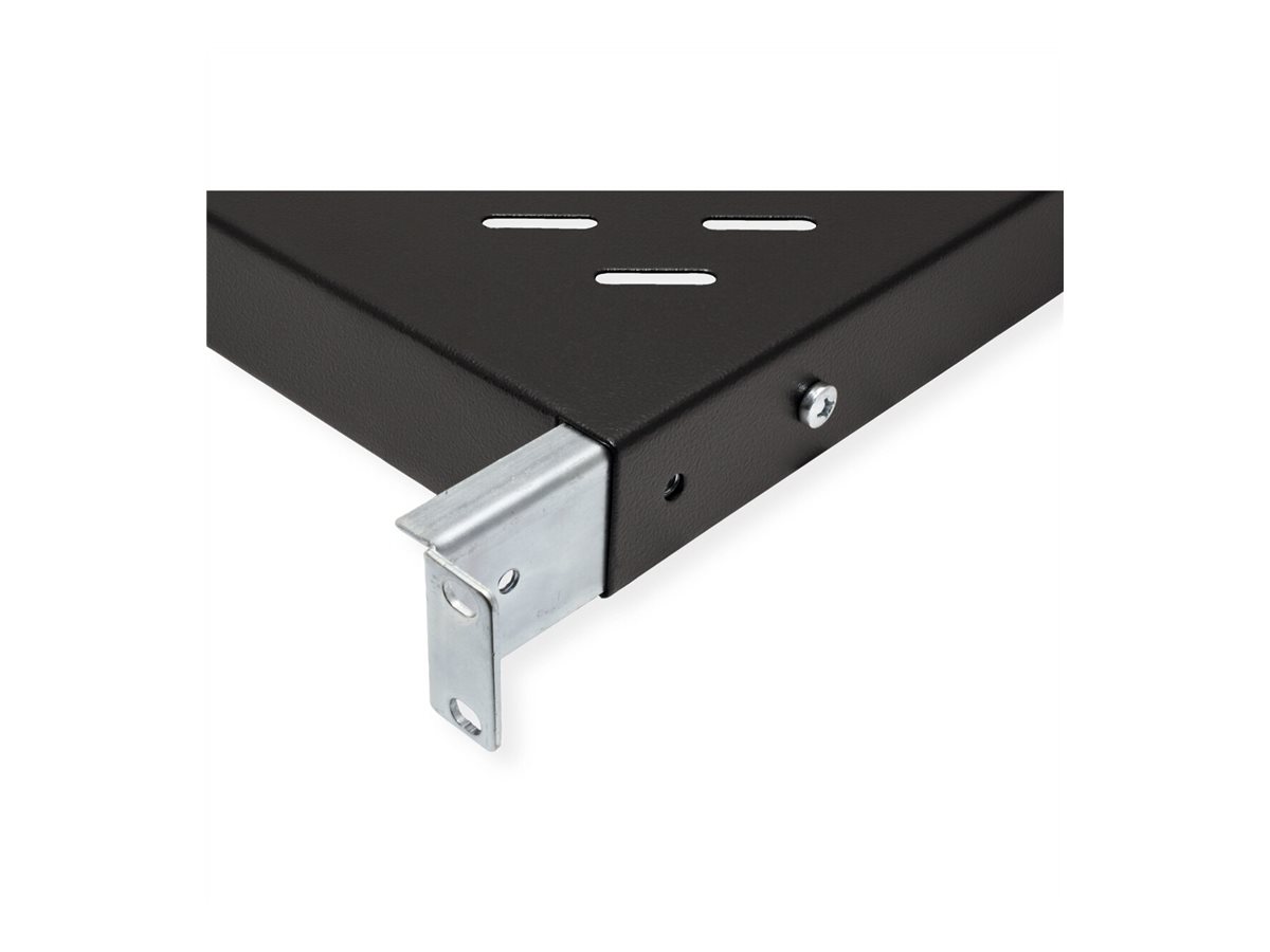 ROLINE 19 Zoll Fachboden 1 HE 500 T 50 kg schwarz, Ansicht 2