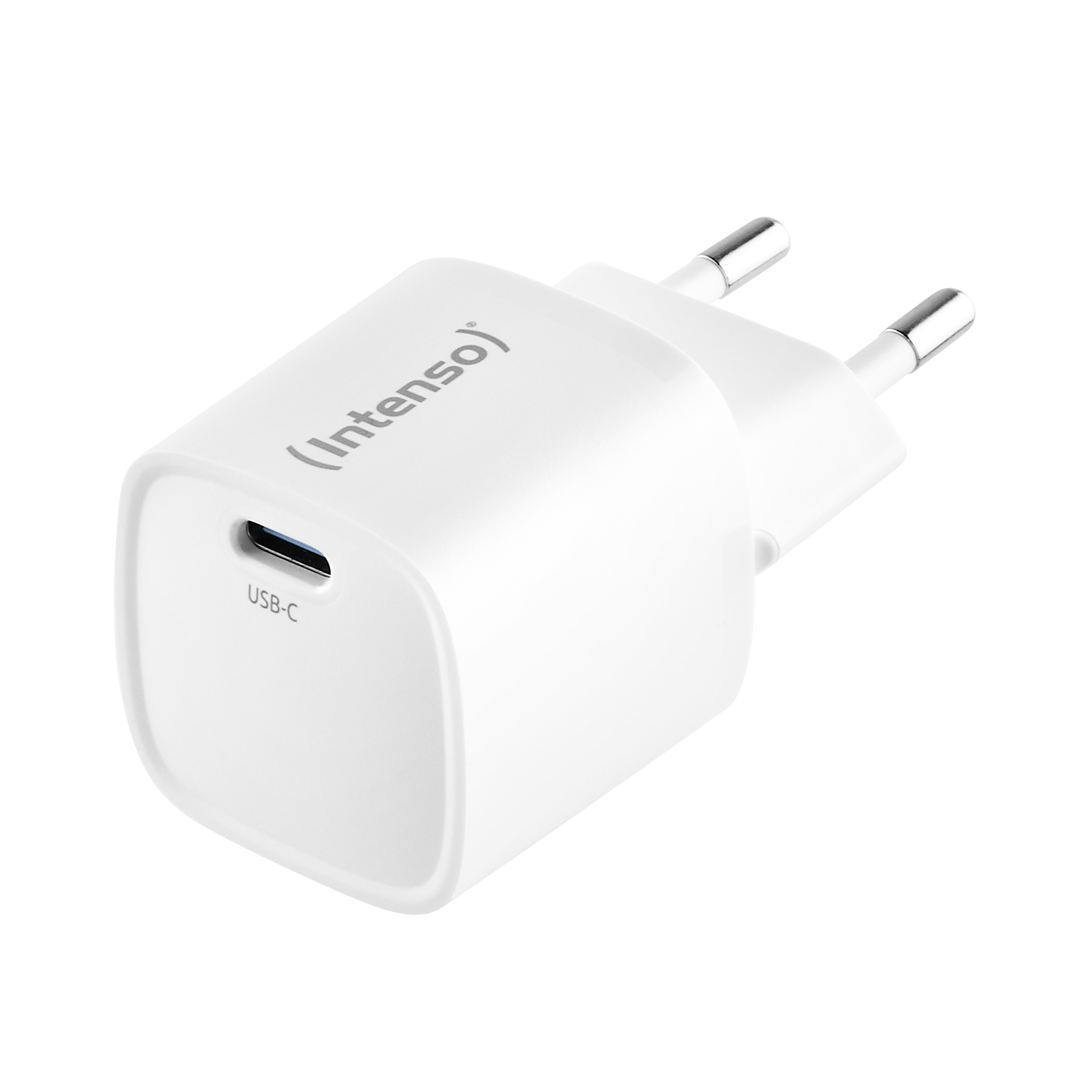 Intenso Power Adapter W30C² white USB Ladegerät 30 W 1x USB-C Weiß Innenbereich GaN, Ansicht 2