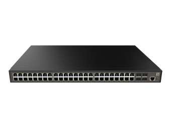 LevelOne GEL-5271 - Switch - L2+ - managed - 48 x 101001000 + 4 x Gigabit SFP