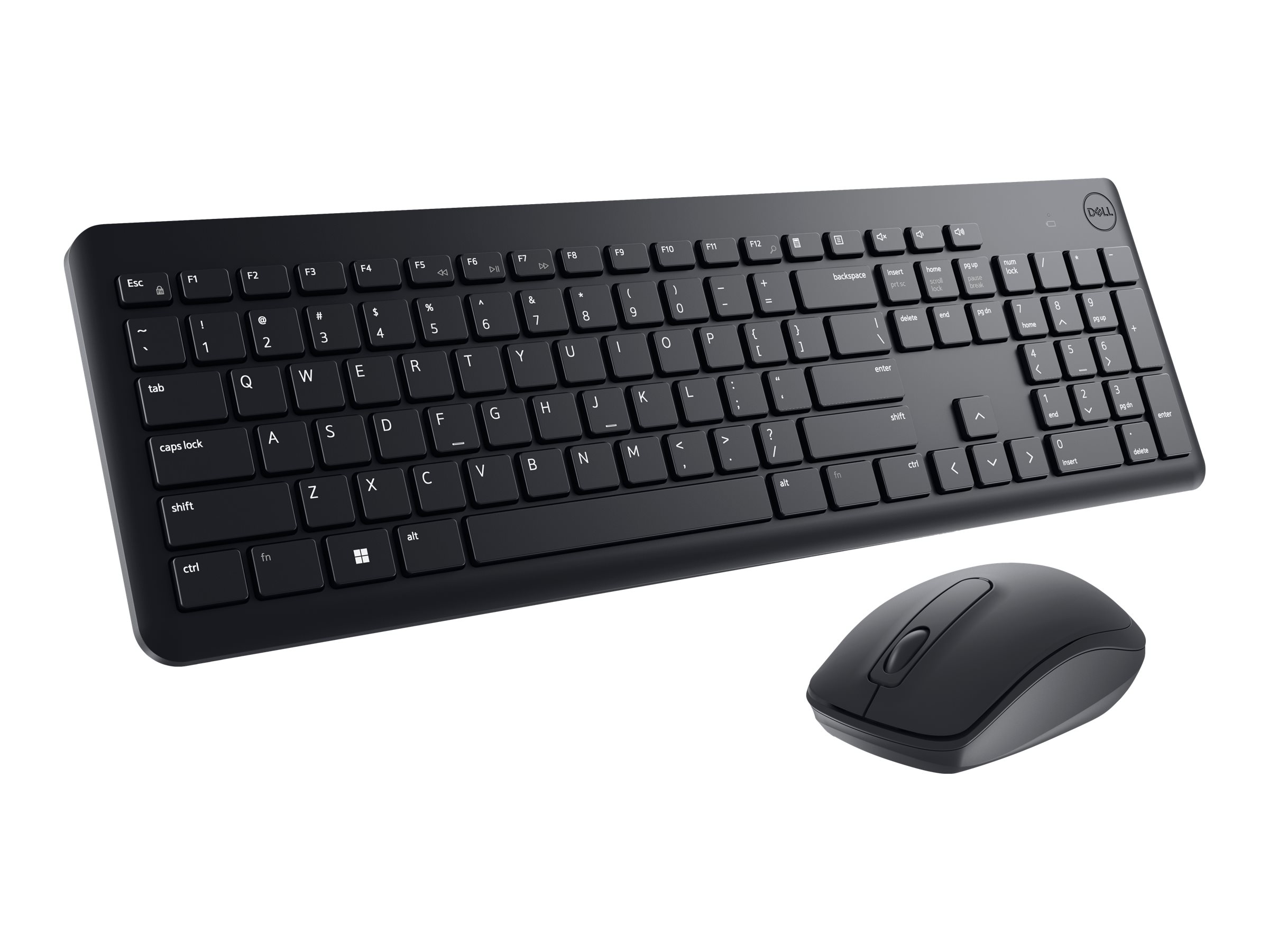 Dell Keyboard and Mouse KM3322W - Tastatur-und-Maus-Set - TL: US, QWERTY, Ansicht 4