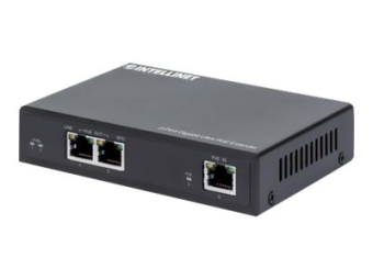 Intellinet 2-Port Gigabit Ultra PoE Extender Adds up to 100 m (328 ft.)