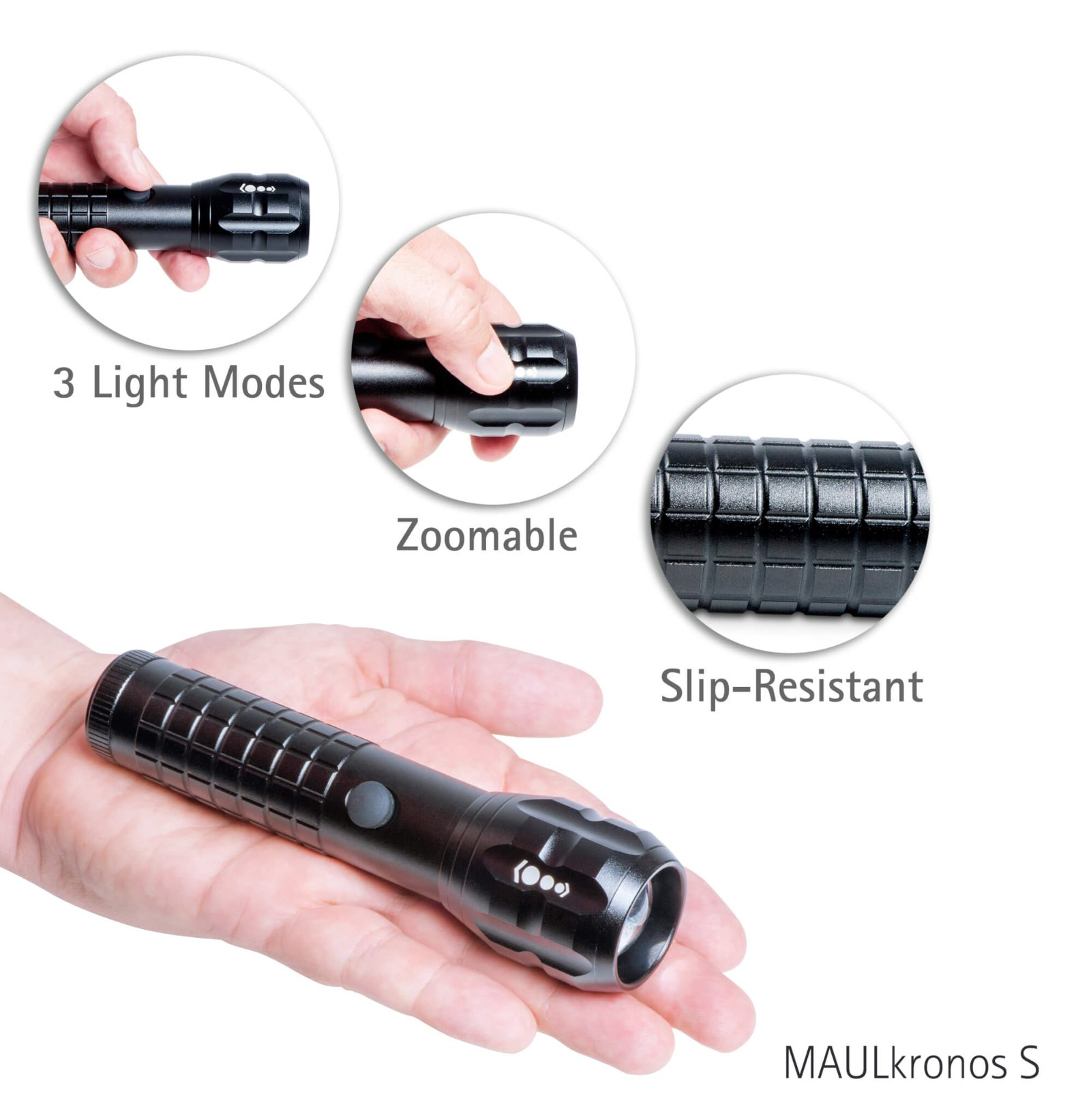 Jakob Maul GmbH MAUL 8182390 - Schwarz - 125 g - LED flashlight MAULkronos S, Ansicht 2