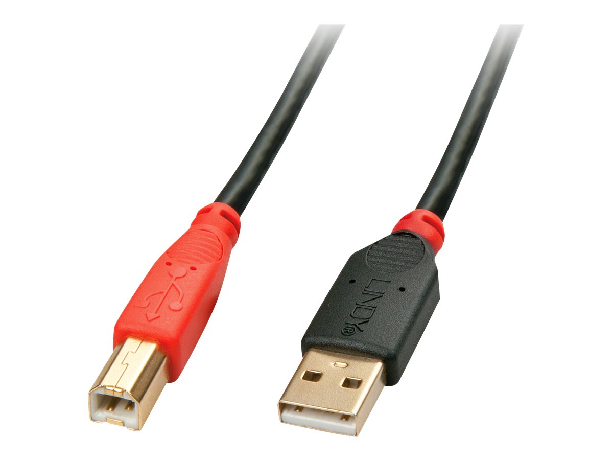 Lindy - USB-Kabel - USB (M) zu USB Typ B (M) - USB 2.0 - 10 m - aktiv