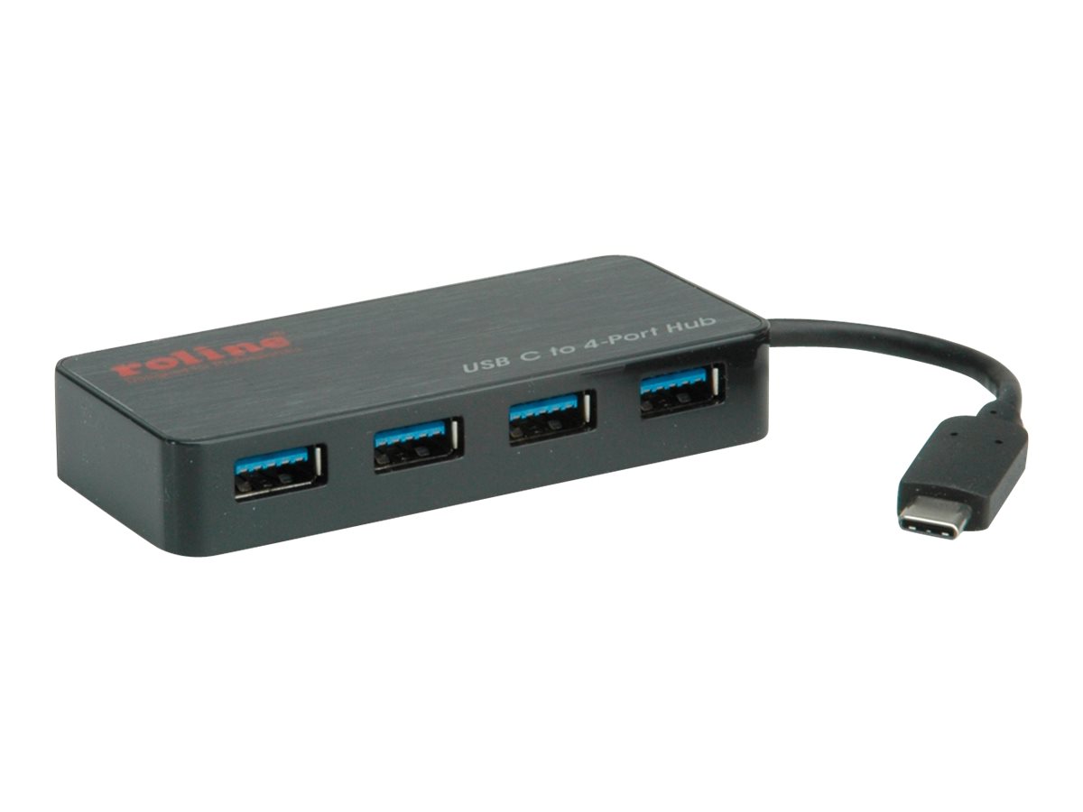 ROLINE Hub - 4 x SuperSpeed USB 3.0 - Desktop