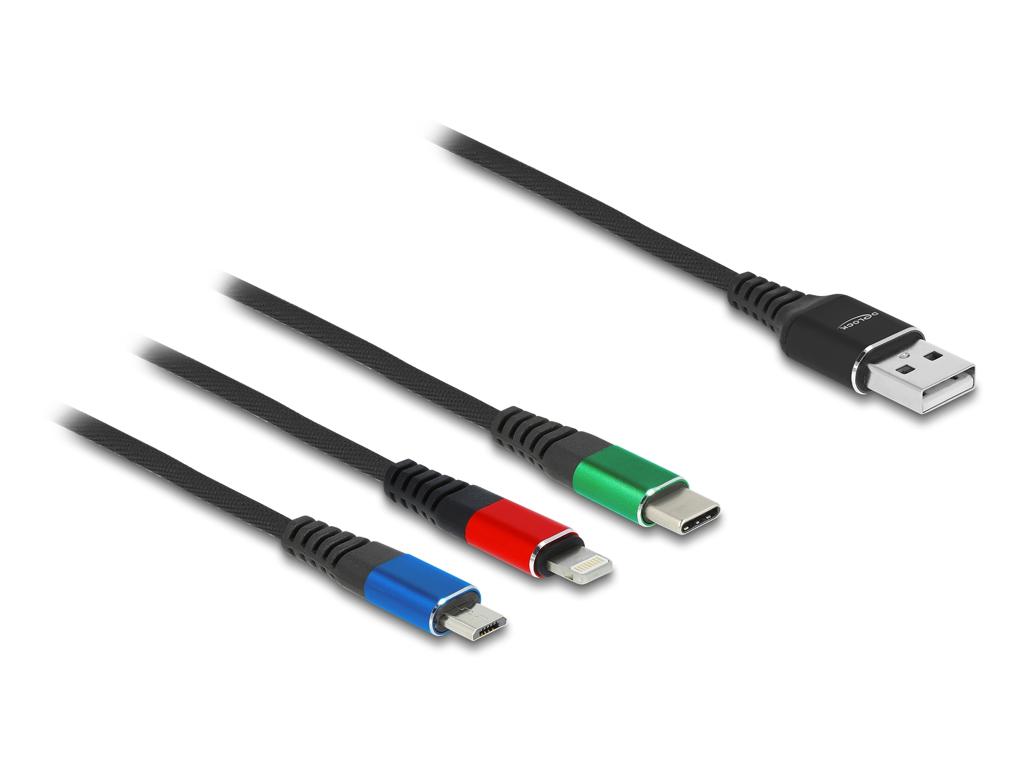 Delock Stromkabel - USB (nur Strom) (M) zu USB-C (nur Spannung), Ansicht 2