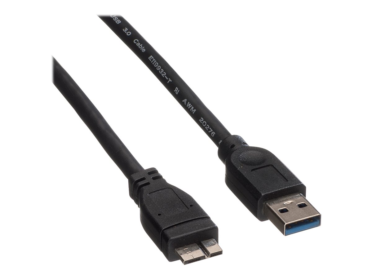 Roline - USB-Kabel - USB Typ A (M) zu Micro-USB Typ B (M) - USB 3.0 - 2 m - geformt