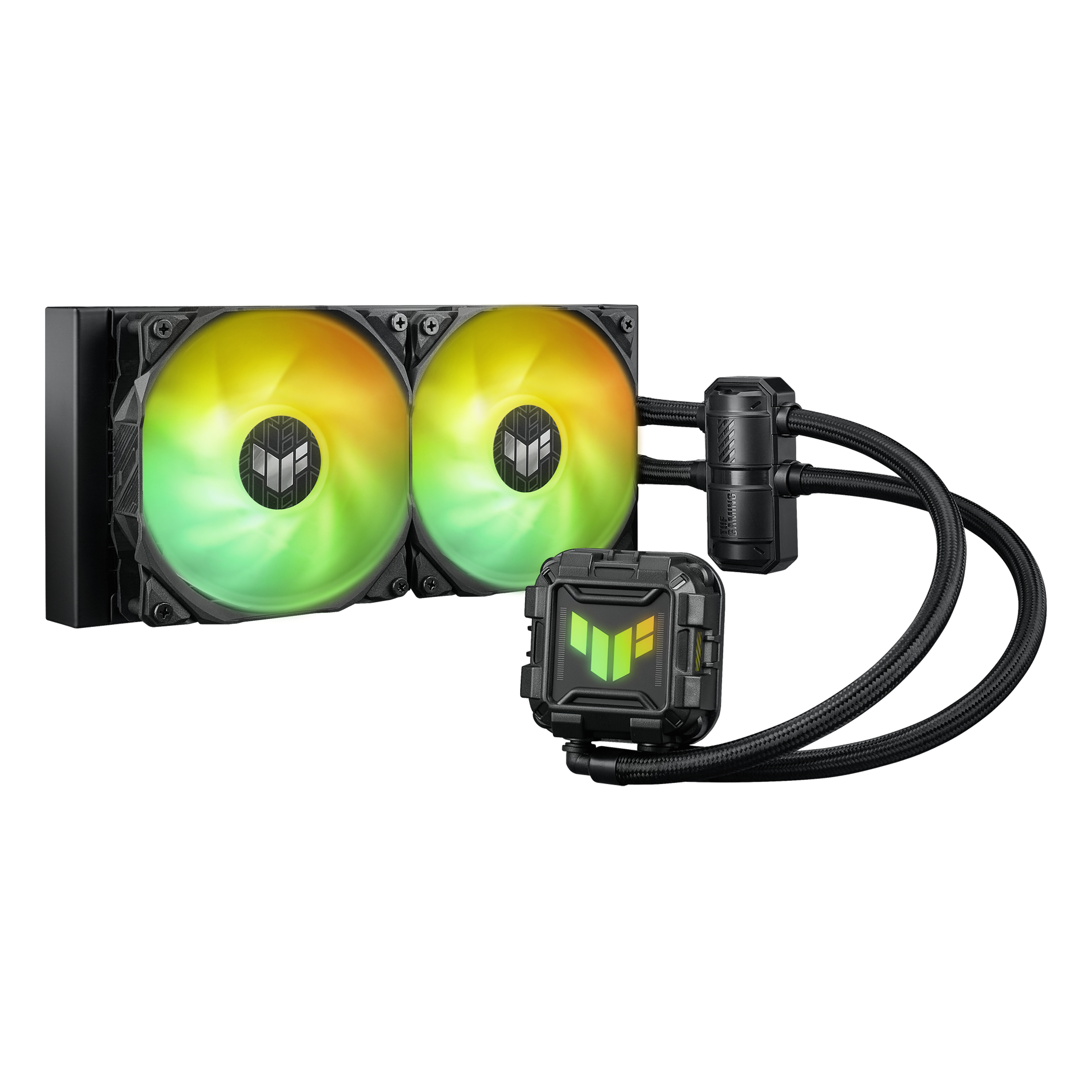 ASUS TUF Gaming LC 240 II ARGB - Prozessor-Flüssigkeitskühlsystem - Kühlergröße: 240 mm - (für: AM4, LGA1200, LGA1700 ), Ansicht 2