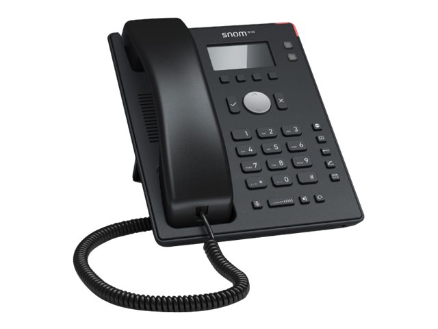 snom D120 - VoIP-Telefon - dreiweg Anruffunktion - SIP - 2 Leitungen - Schwarz