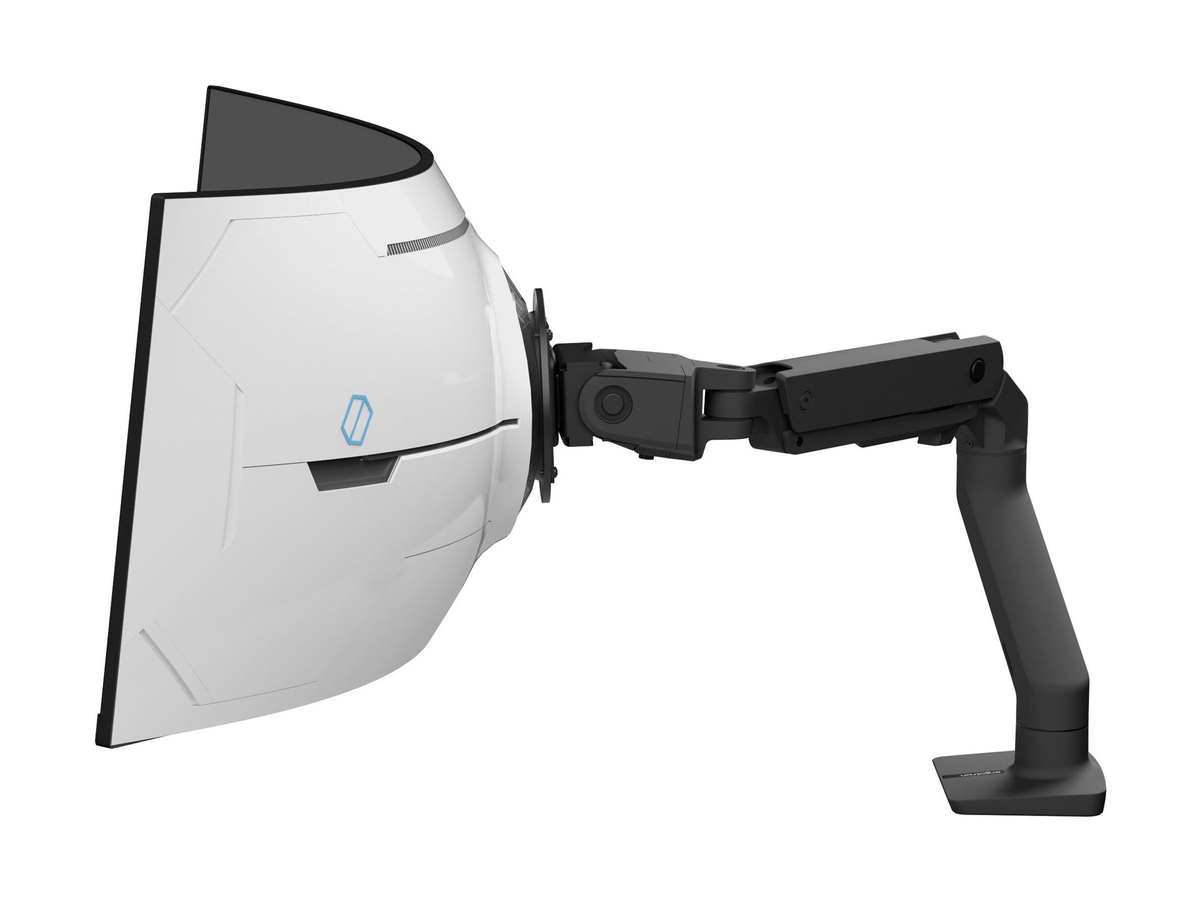 Ergotron HX - Befestigungskit (Gelenkarm) - Konstante Krafttechnologie - für Curved LCD-Display, Ansicht 3