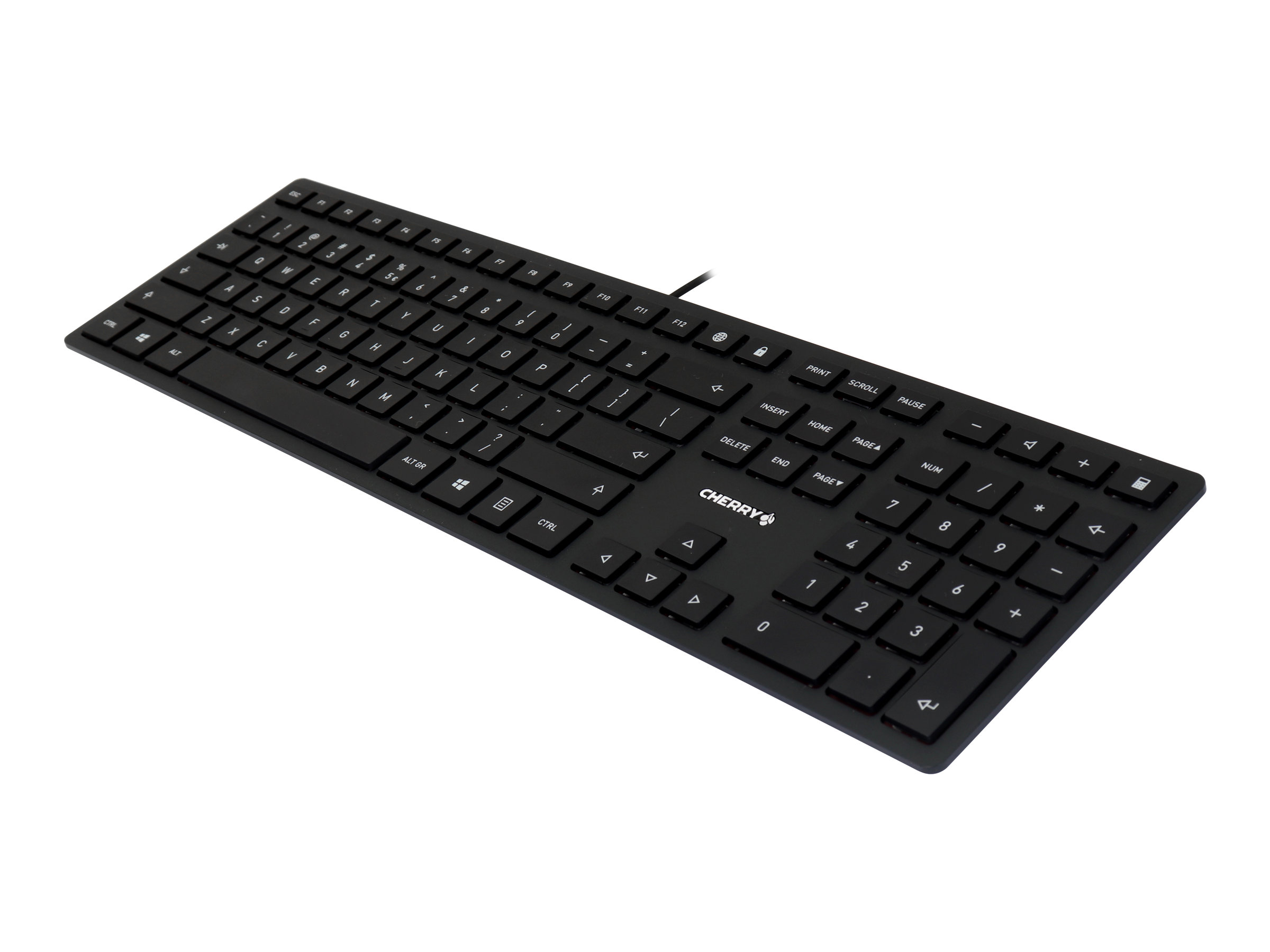 Cherry KC 6000 SLIM - Tastatur - USB - TL: EU, QWERTY, Ansicht 4
