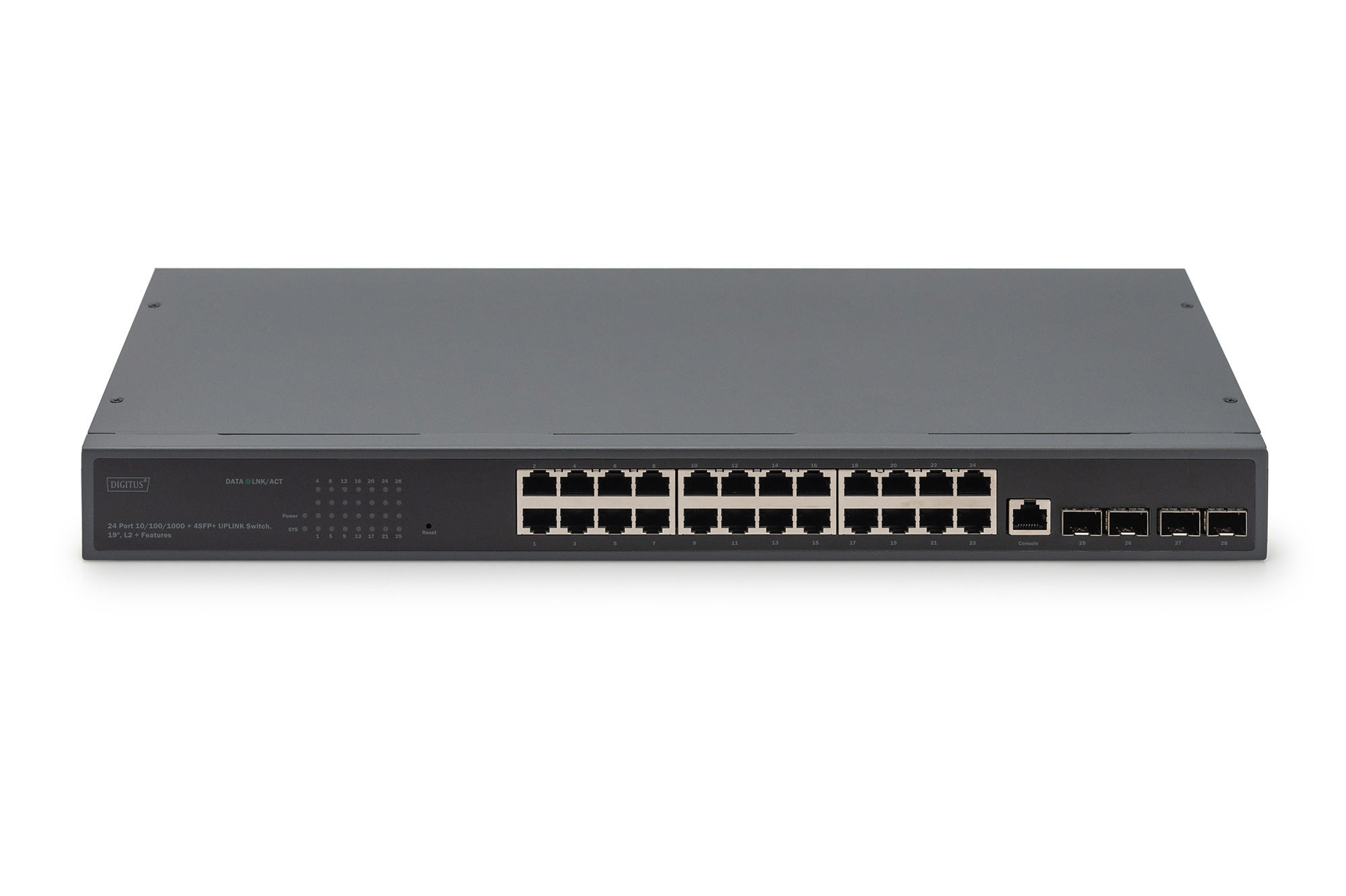 DIGITUS 24-Port GIGABIT SMART Switch - Switch - 1 Gbps, Ansicht 3
