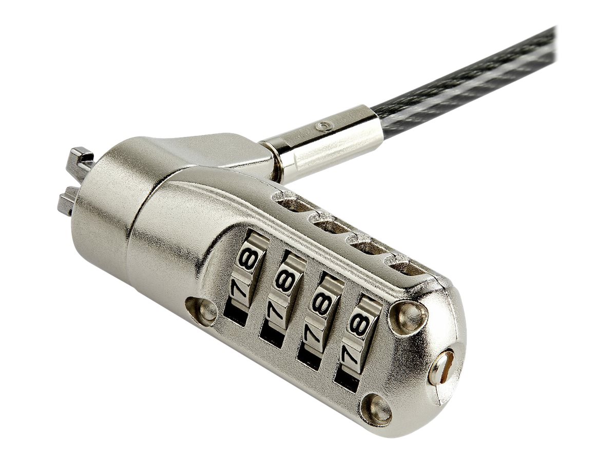 StarTech.com LTLOCKNANO Laptopschloss (2m Kabel, Nano lock, individuell wählbare Kombination, anti-theft), Ansicht 5