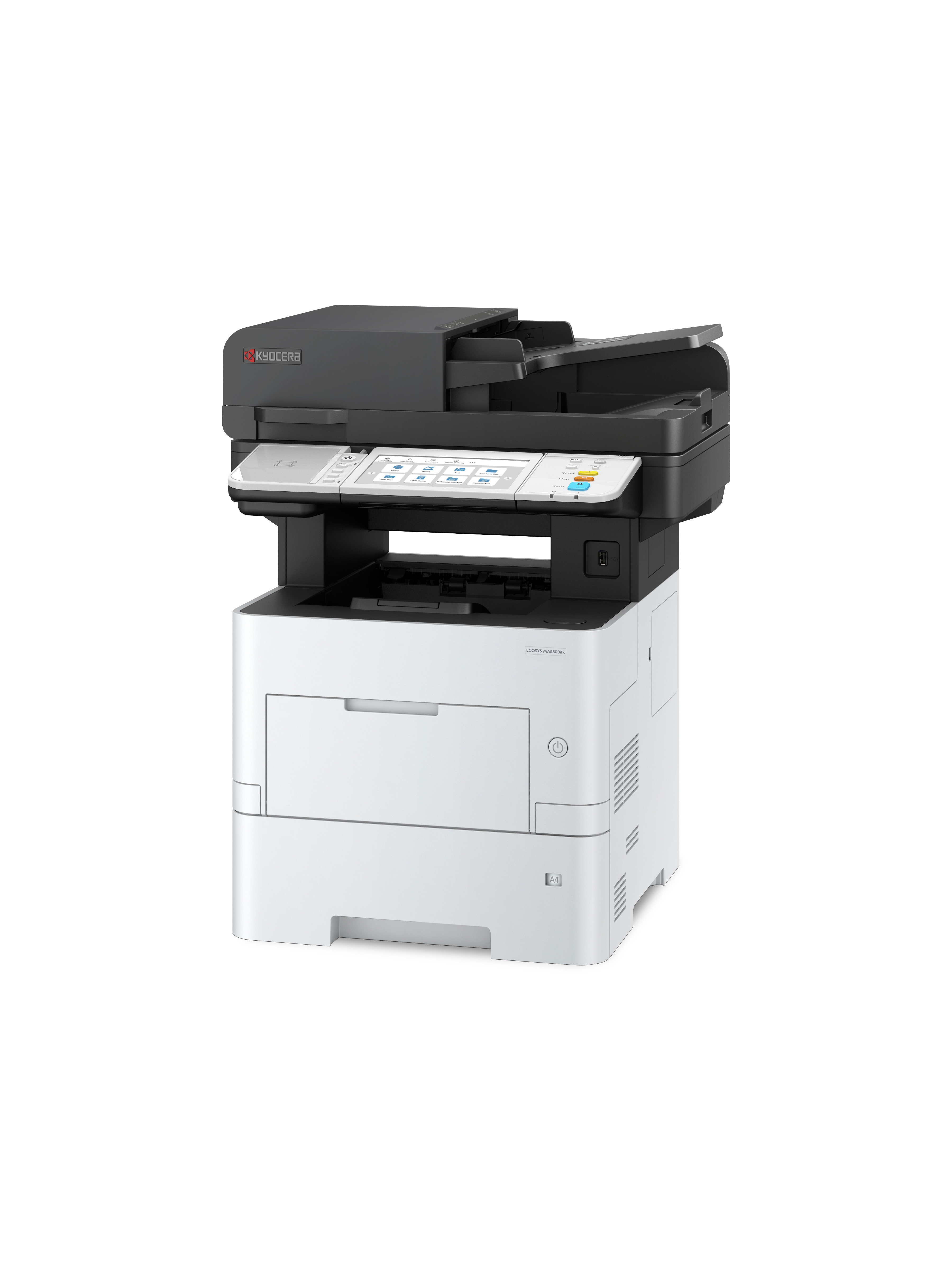 Kyocera ECOSYS MA5500ifx - Laser - Monodruck - 1200 x 1200 DPI - A4 - Direktdruck - Schwarz - Weiß, Ansicht 3