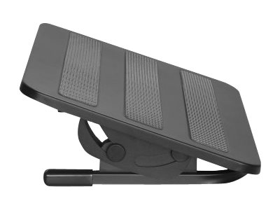 Manhattan Foot Rest, Under-Desk Comfort and Productivity Enhancer, Tilts 300 x 380mm, Rubberised Surface, Black, Ansicht 4