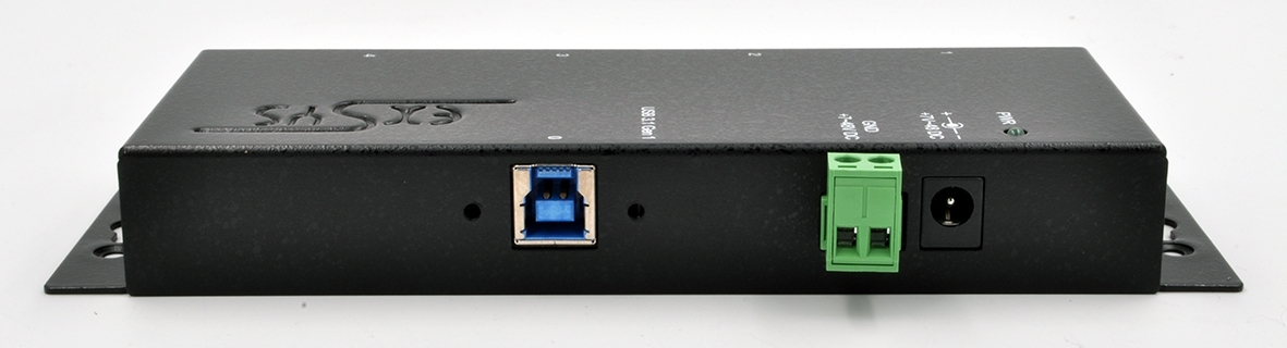 Exsys USB 3.2 HUB 4-Port extern inkl.Netzt inkl.12V Netzt.+USB3.0 Kabel, Ansicht 3