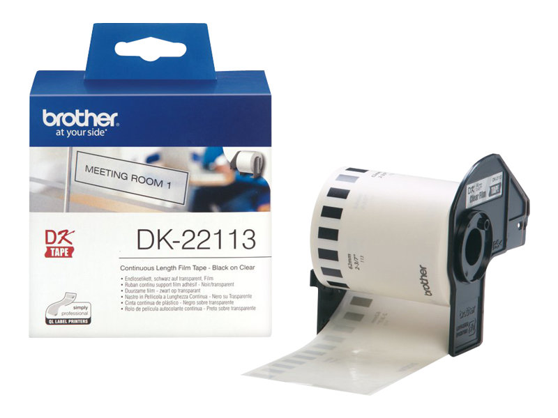Brother DK-22113 - Klar - Rolle (6,2 cm x 15,2