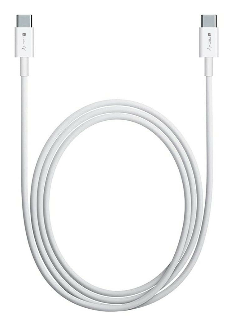 Techly USB4 Gen2 USB-C EPR Kabel 20G 240W zertifiziert 2m weiß - Kabel - Digital/Daten, Ansicht 3
