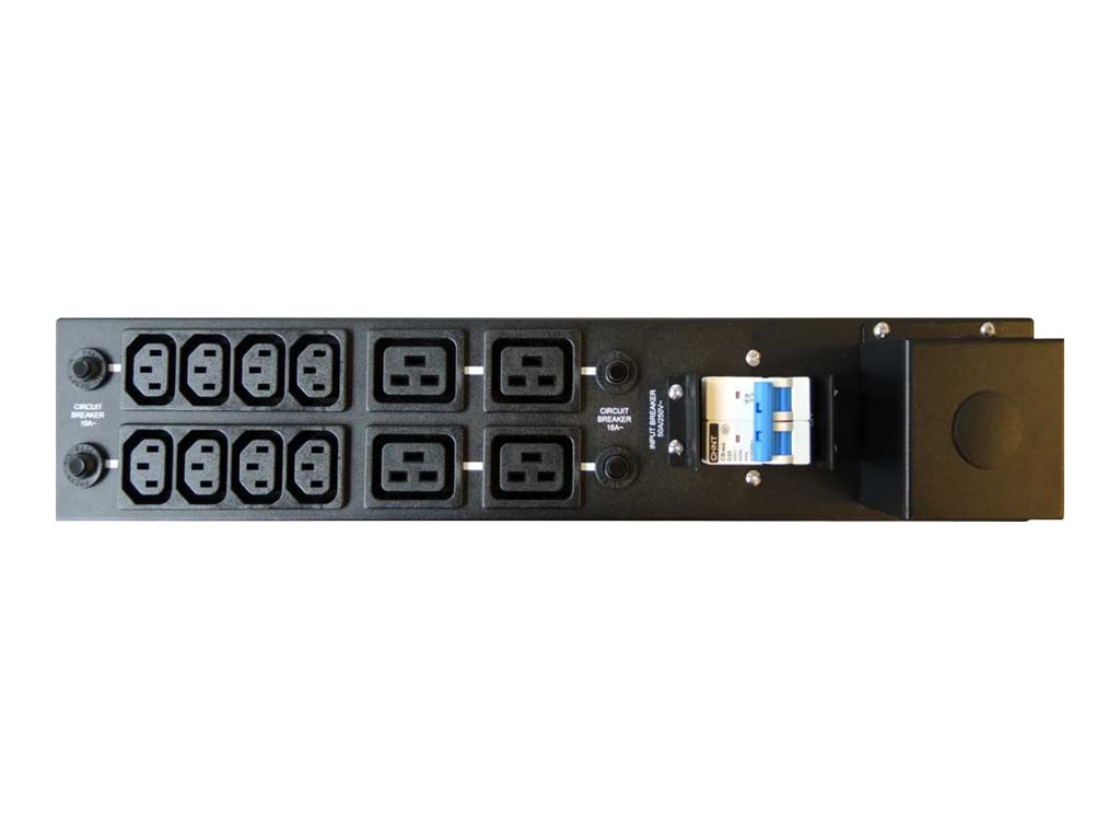 ONLINE USV Stromverteilungseinheit (Rack - einbaufähig) - Eingabe, Eingang Anschlußklemmen - Ausgangsanschlüsse: 12 - 48.3 cm (19")