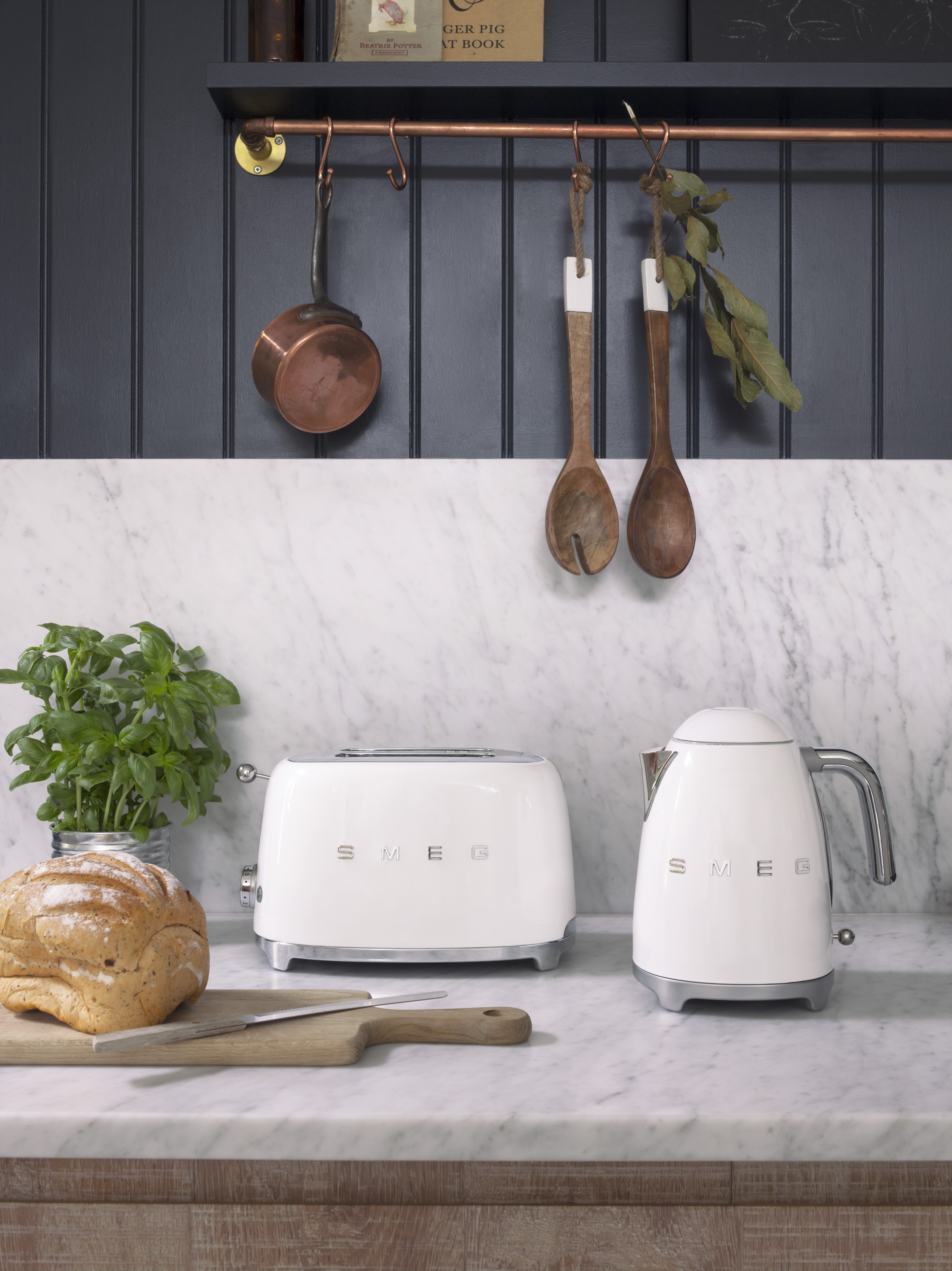 SMEG 50's Style TSF01WHEU - Toaster - 2 Scheibe, Ansicht 2