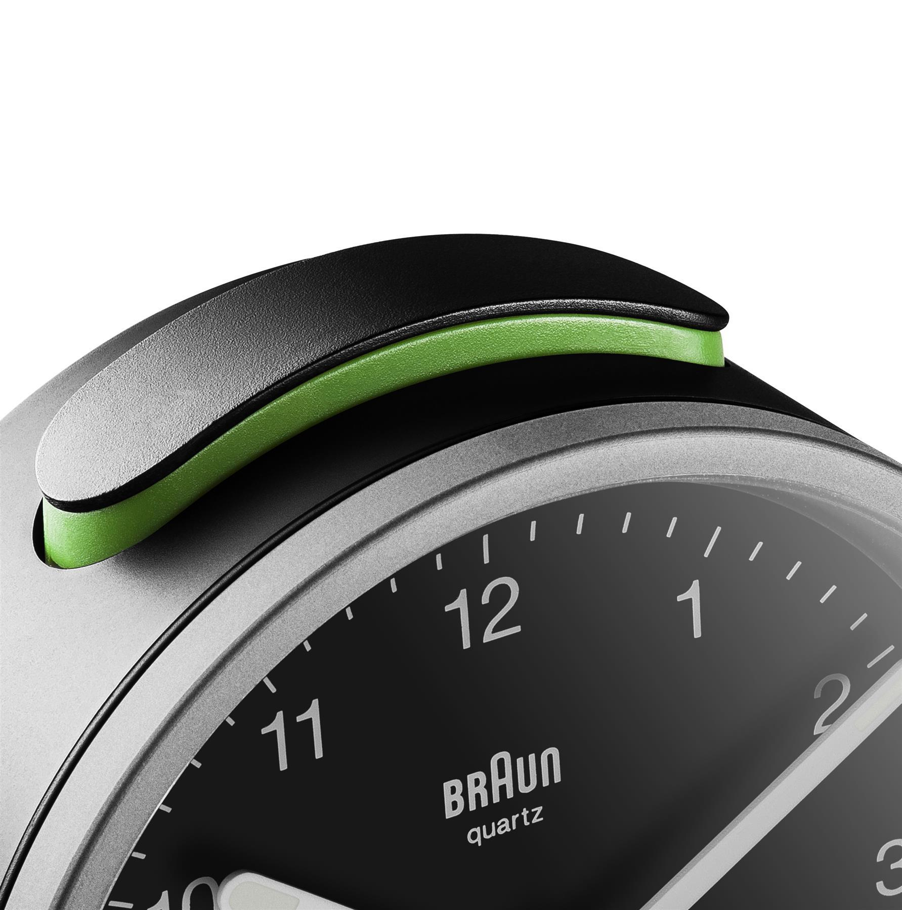 Braun BC12SB - Quarzwecker - Rund - Schwarz - Silber - 12 h - Summer - Akku, Ansicht 2