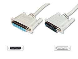 DIGITUS Datatransfer Verlängerungskabel D-Sub25St - D-Sub25Bu