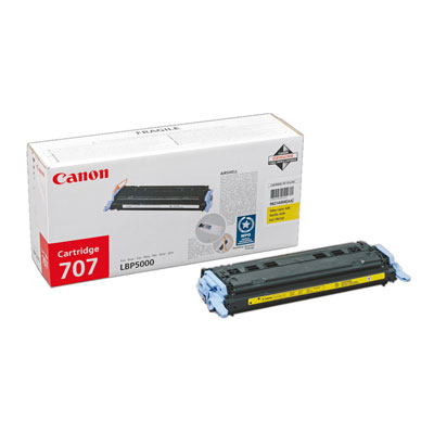 Canon 707Y - Gelb - Original - Tonerpatrone - für i-SENSYS LBP5000, LBP5100, Ansicht 2