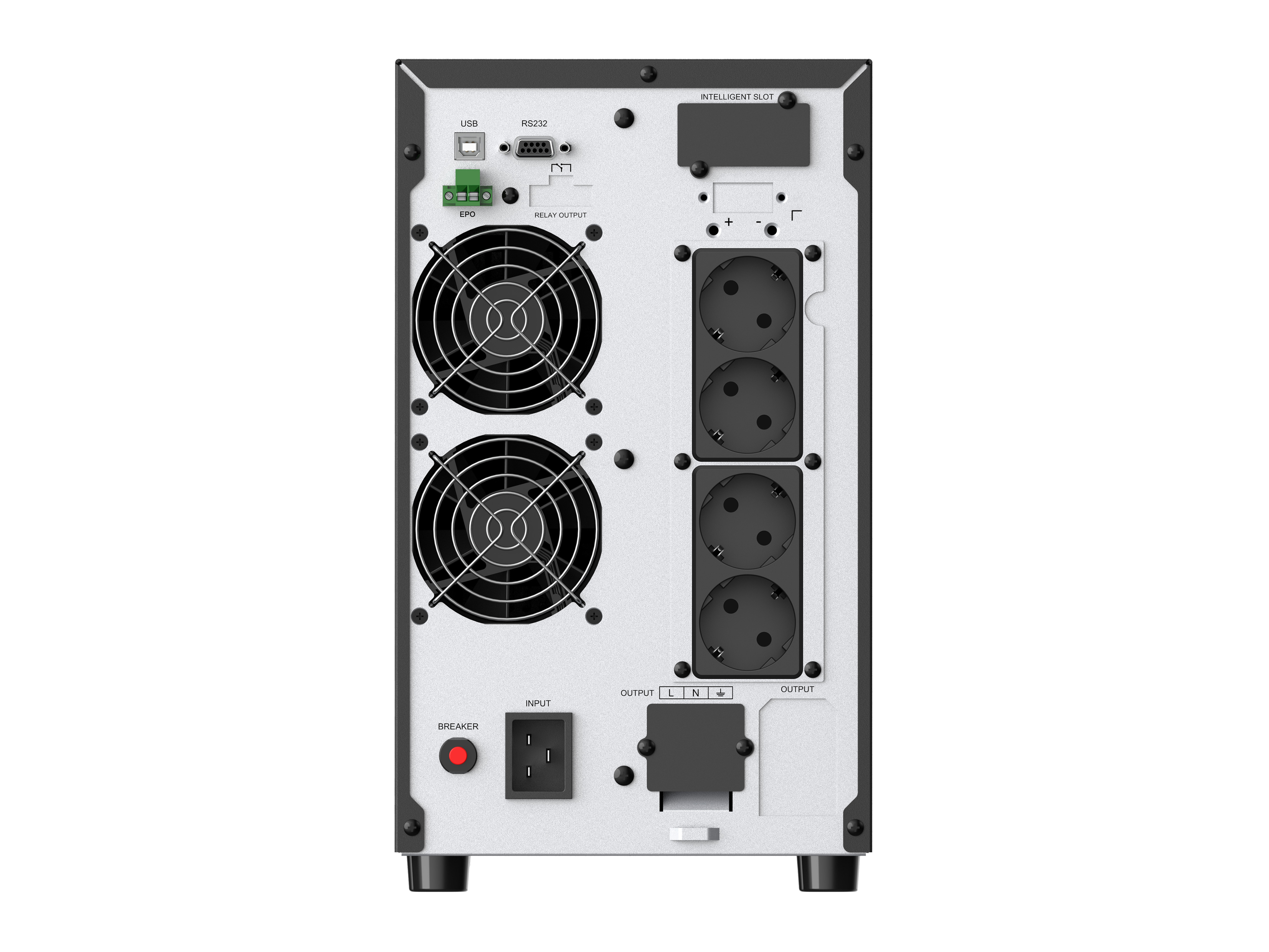 Conceptronic ZEUS52ES3K 3000VA 2700W Online Tower USV - Schuko - Doppelwandler (Online) - 3 kVA - 2700 W - (Offline-)USV, Ansicht 2