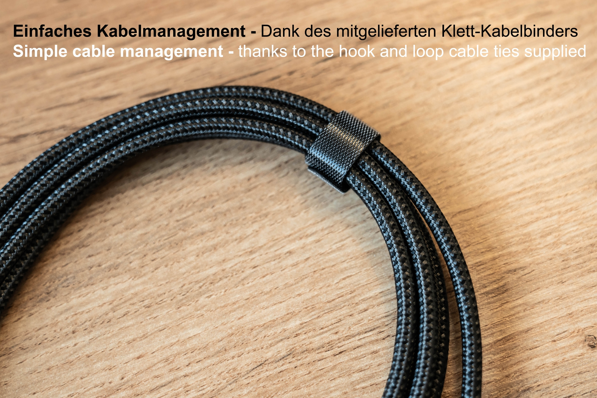Good Connections USB 4.0 Gen. 2x2 Kabel 20GBit/s 100W 8Ka30Hz USB-C Stecker an - Mit dem hochwertig - Kabel, Ansicht 3