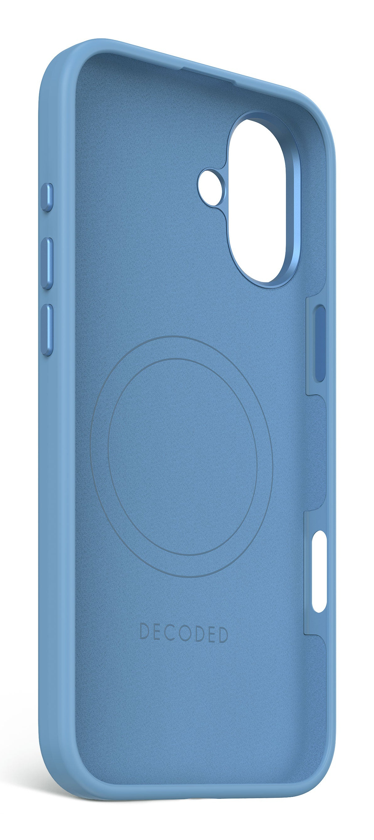 Decoded AntiMicrobial Silicone Backc. iPhone 16 Plus Light Blue, Ansicht 4