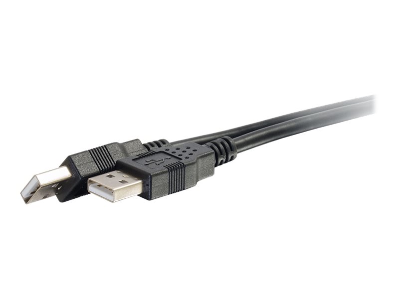 C2G 3.3ft USB Cable - USB A to USB A Cable - USB 2.0 - Black - MM - USB-Kabel - USB (M)