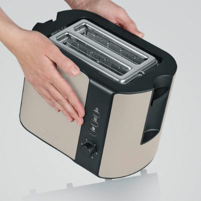 SEVERIN AT 9576 Dusty Beige Toaster, Ansicht 2