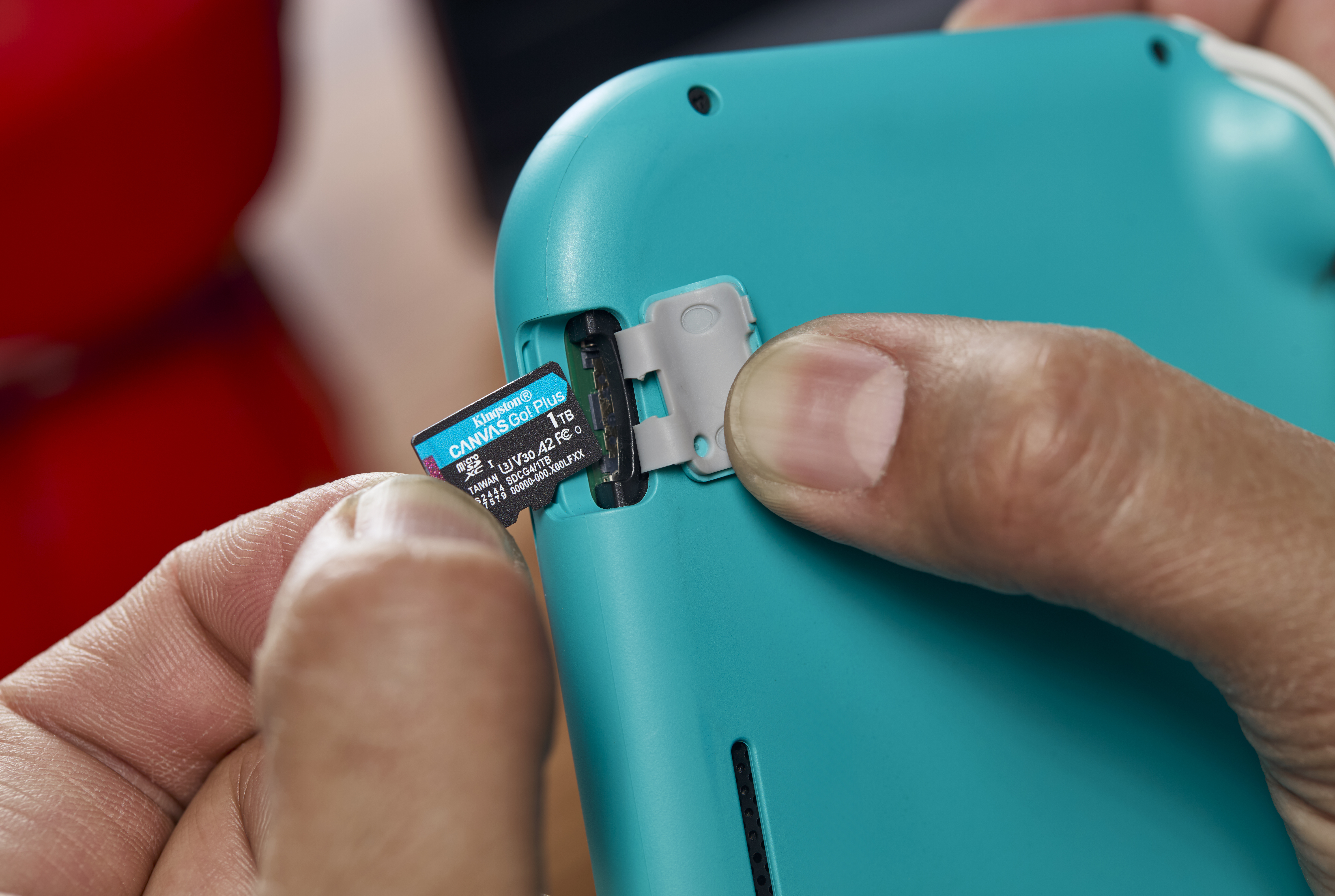 Kingston Canvas Go! Plus - Flash-Speicherkarte - schwarz, türkis 1 TB, Ansicht 3