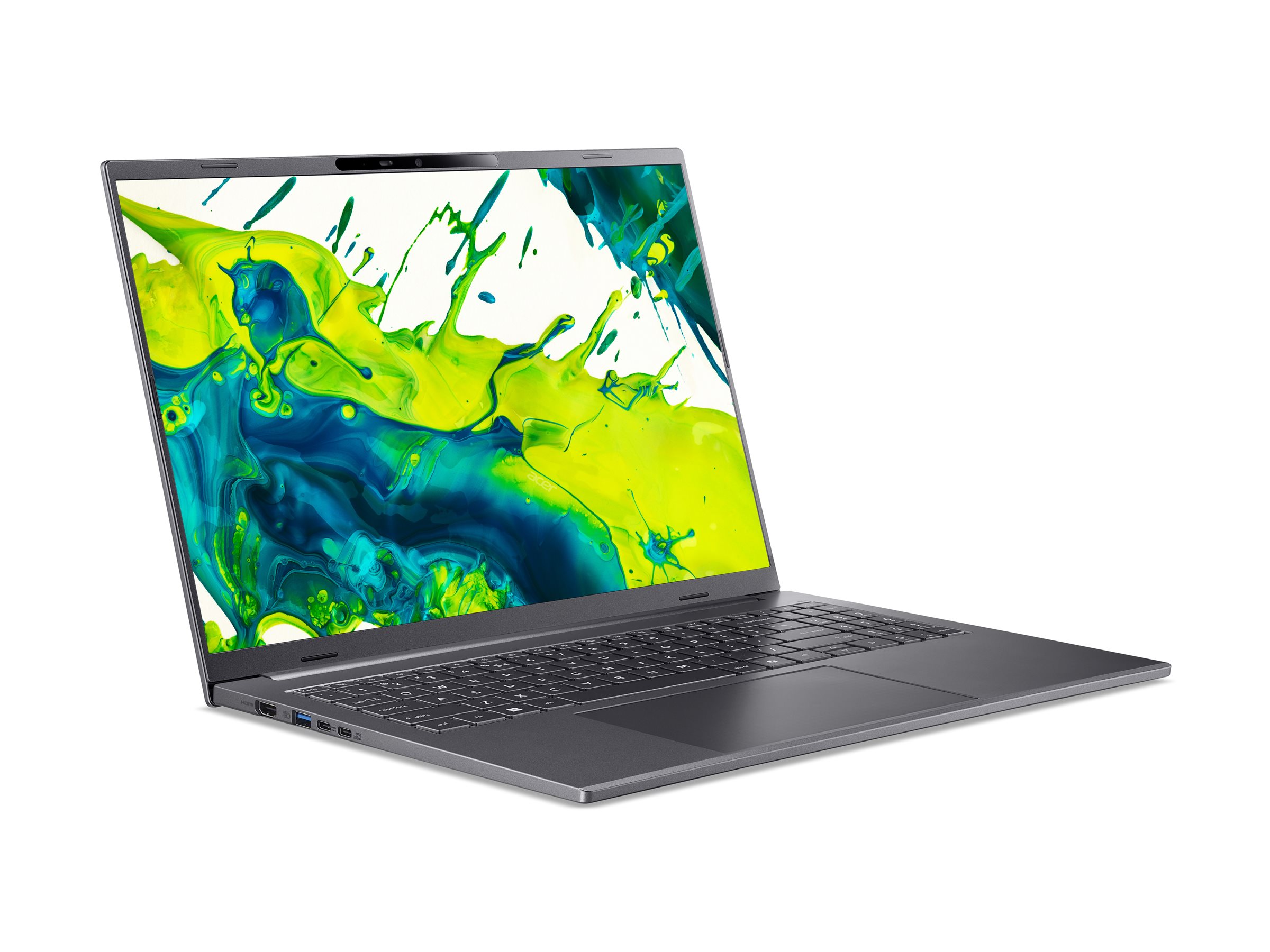 Acer Aspire 16 AI A16-61M - 180°-Scharnierdesign - AMD Ryzen AI 5 340 / 2 GHz - Win 11 Home - Radeon 840M - 16 GB RAM - 512 GB SSD NVMe, QLC - 40.6 cm (16")