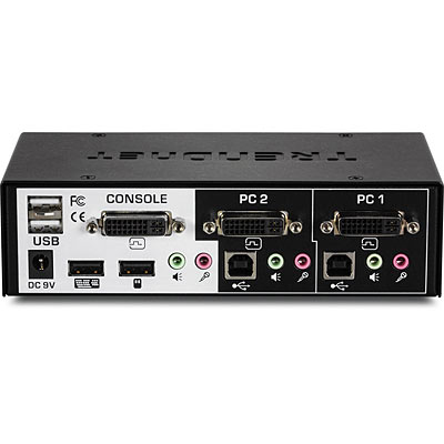 TRENDnet TK 222DVK - KVM-/Audio-/USB-Switch - 2 x KVM/Audio/USB, Ansicht 3