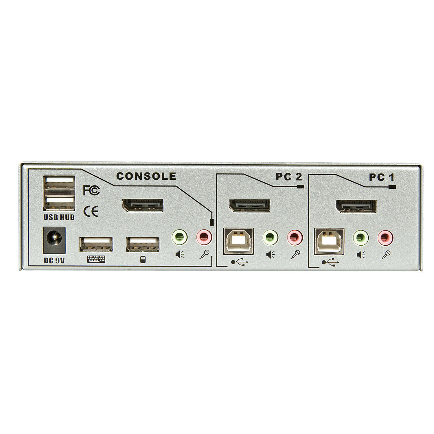 Lindy KVM Switch Pro - KVM-Switch - 2 x KVM port(s), Ansicht 3