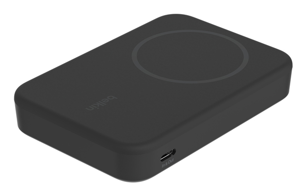 Belkin BoostCharge Pro - Induktive Power Bank - magnetisch mit Qi2 - 8000 mAh - 15 Watt - Fast Charge (24 pin USB-C), Ansicht 4
