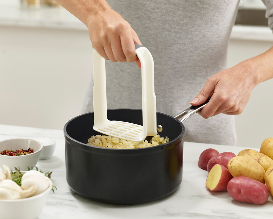 Joseph Joseph Easy-Mash Potato Masher white, Ansicht 3