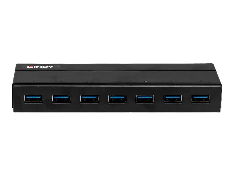 Lindy 7 Port USB 3.0 Hub mit Ladefunktion - Hub, Ansicht 4