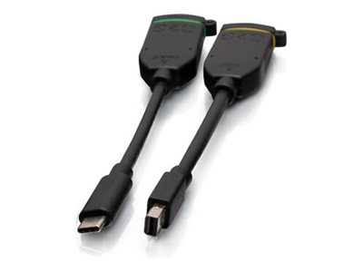 C2G Universal 4K HDMI Dongle Adapter Ring with Color Coded Mini DisplayPort and USB-C