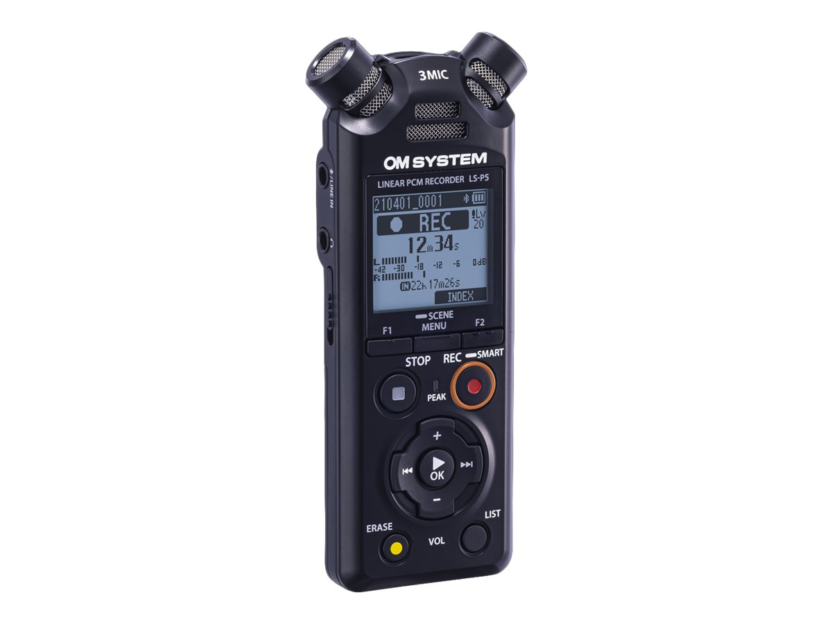 Olympus LS-P5 - 149 h - FLAC - LPCM - MP3 - 8 Ohm - 230 mW - 1,8 cm - Kabellos, Ansicht 3