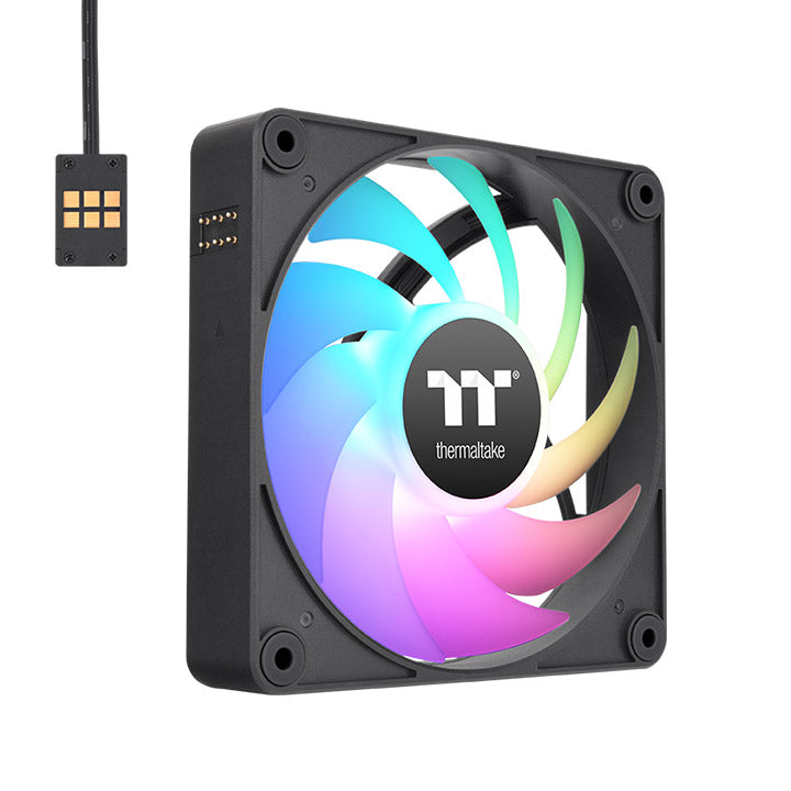 Thermaltake CT140 EX ARGB Sync - Gehäuselüfter - 140 mm (Packung mit 3), Ansicht 2