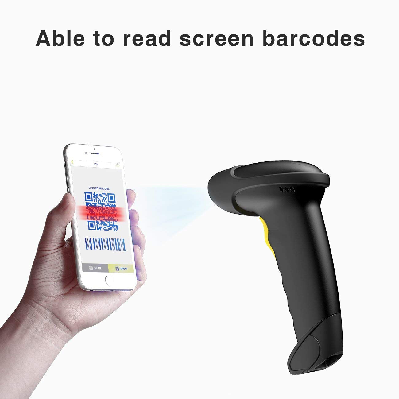 Inateck Barcodescanner 50 black[BCST-50_black] - Barcode-Scanner, Ansicht 3