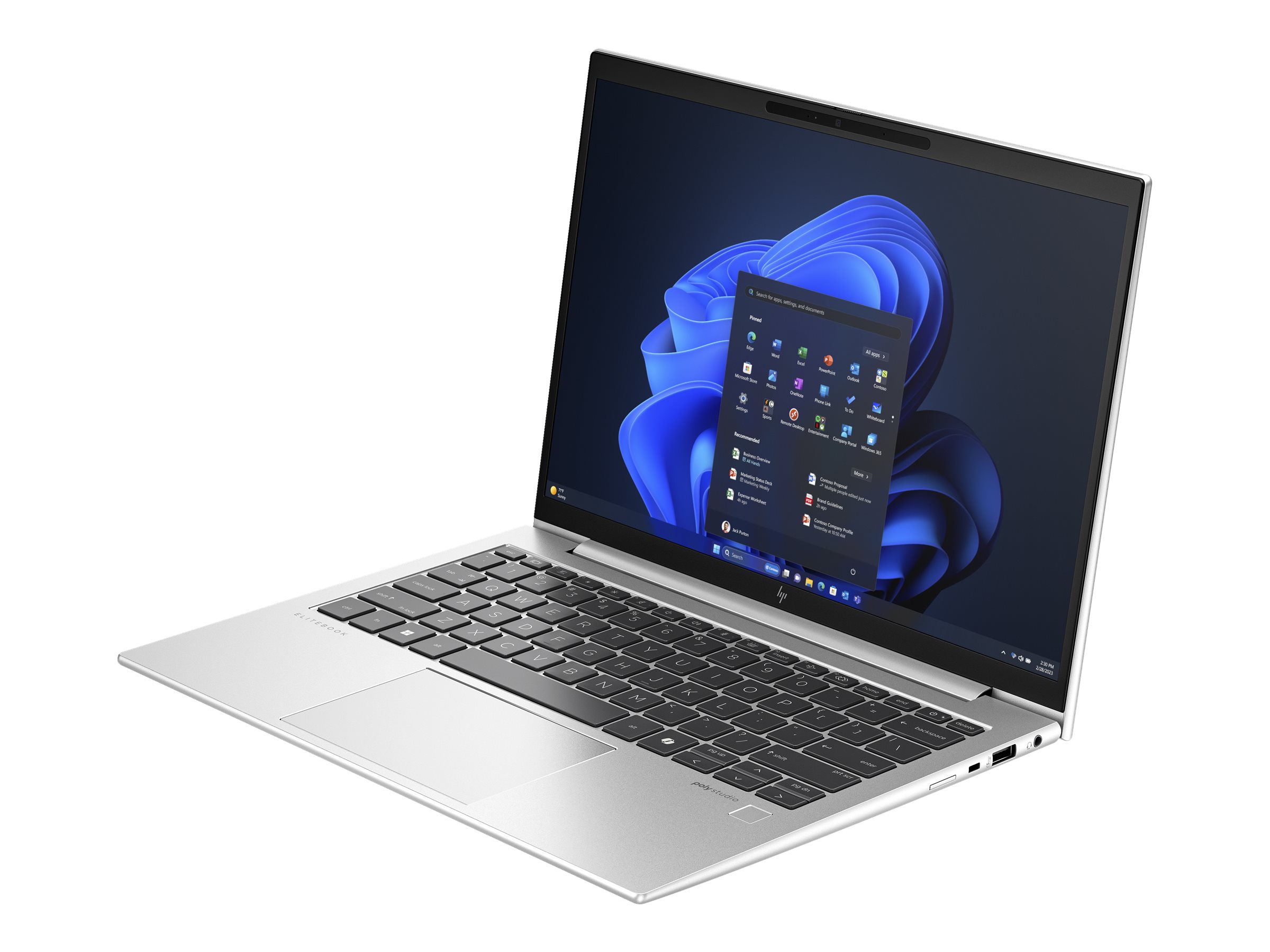 HP EliteBook 830 G11 Notebook - Intel Core Ultra 5 125U / 1.3 GHz - Win 11 Pro - Intel Graphics - 16 GB RAM - 512 GB SSD NVMe - 33.8 cm (13.3") IPS 1920 x 1200 - Wi-Fi 6E, Bluetooth - 4G - kbd: Deutsch - mit HP Wolf Pro Security Edition (1 Jahr)